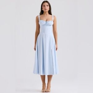House of CB Light Blue Midi Dress